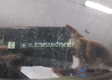 2019 Chevrolet Spark Ls Cvt из США, поврежденный, VIN KL8CB6SA8KC736307